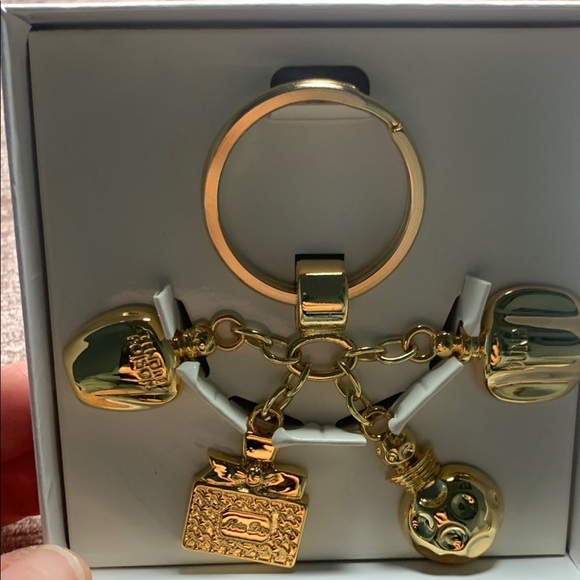 #06 Dior Gold Key & Card Holder with Charms - Picture 8 of 9